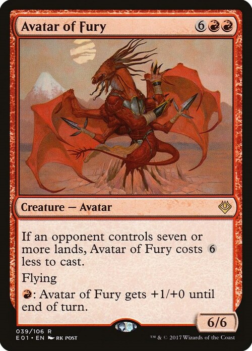 Avatar della Furia Card Front