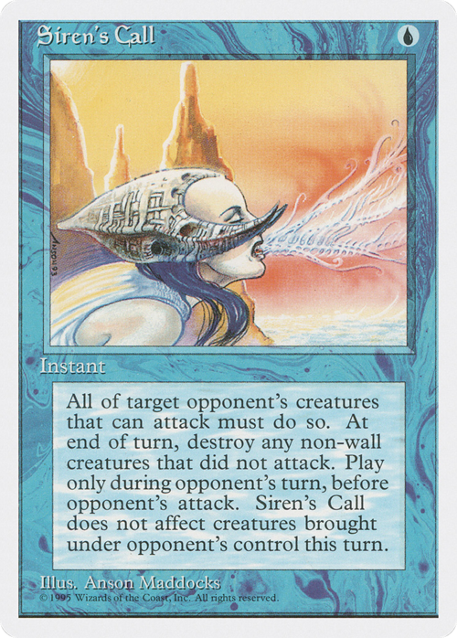 Siren's Call Card Front