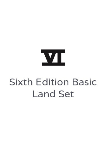 Sixth Edition Basic Land Set