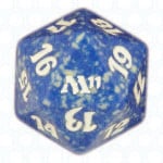 Dado D20 de Ninth Edition azul