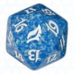 Blue Lorwyn D20 Die