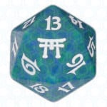 Green Champions of Kamigawa D20 Die