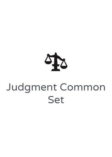 Judgment Common Set