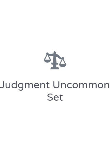 Judgment Uncommon Set