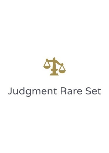 Judgment Rare Set
