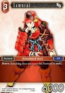Samurai Card Front