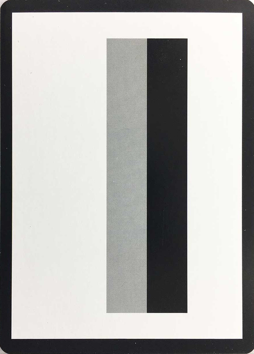 Black Border Stripes/Black Border Filler Card Card Front