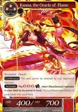 Kanna, l'Oracolo della Fiamma Card Front