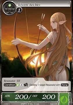 Elven Archer Card Front