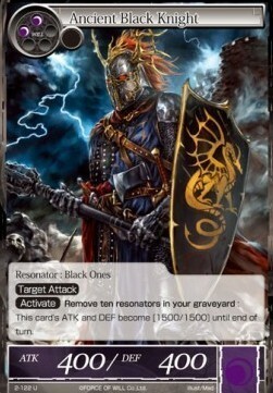 Ancient Black Knight Card Front