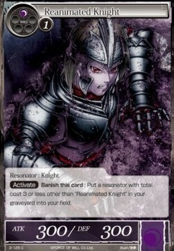 Reanimated Knight Card Front