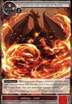 Regno del Re Drago Card Front