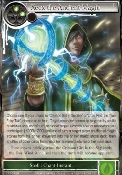 Xeex, l'Antica Magia Card Front