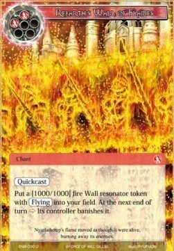 Refarth's Wall of Flames Card Front