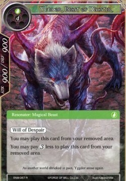 Yggdor, Beast of Disaster Card Front