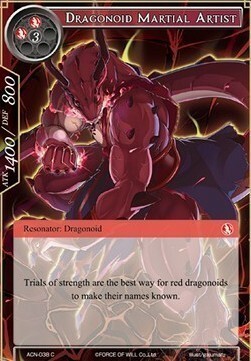 Esperto di Arti Marziali Dragonide Card Front
