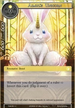 Aimul's Unicorn // Aimul's Twisted Beast Card Front