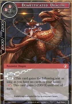 Drago Addomesticato Card Front