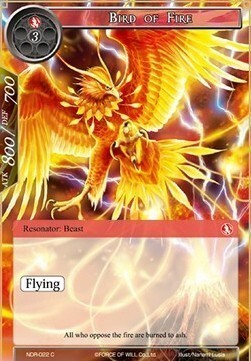 Bird of Fire Card Front