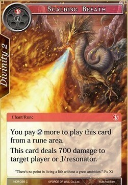 Scalding Breath Card Front