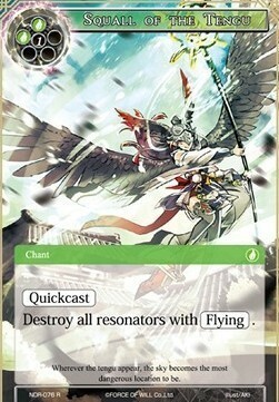 Squall of the Tengu Card Front