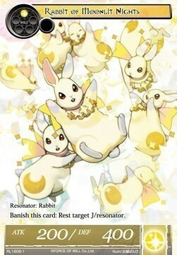 Rabbit of Moonlit Nights Card Front