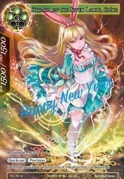 Avatar of the Seven Lands, Alice Card Front