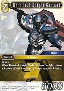 Heretical Knight Garland (5-073) Card Front