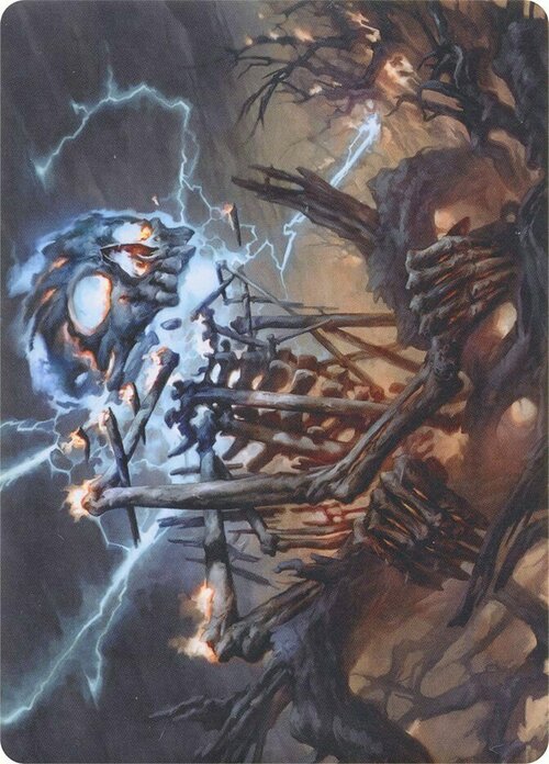Art Series: Lightning Skelemental Card Front