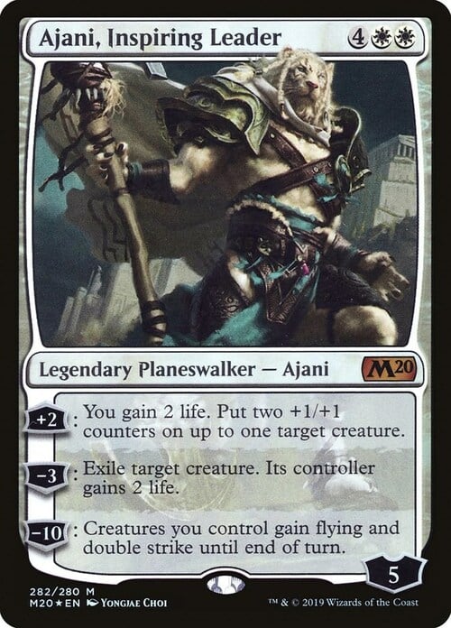 Ajani, Condottiero Ispiratore Card Front