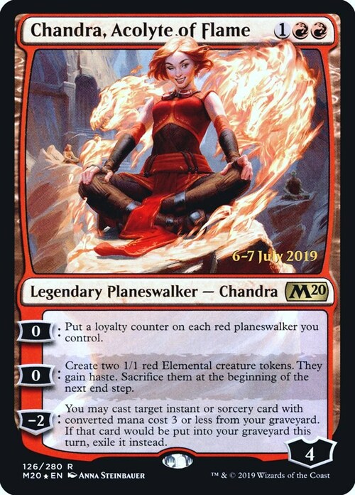 Chandra, acólita de la llama Frente