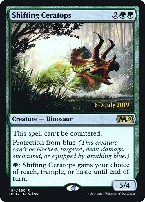 Triceratopo Mutevole Card Front