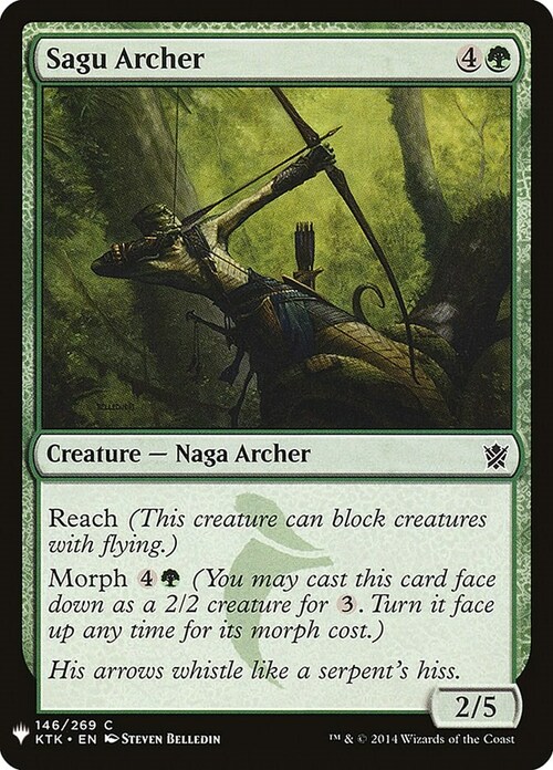 Sagu Archer Card Front