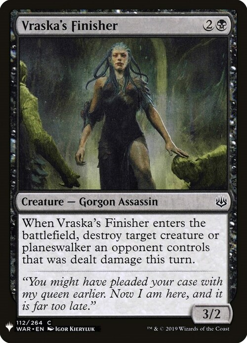 Giustiziera di Vraska Card Front