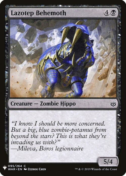 Lazotep Behemoth Card Front