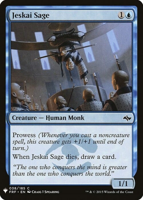 Saggio Jeskai Card Front