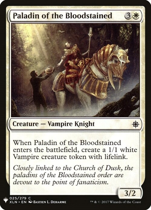 Paladina degli Insanguinati Card Front