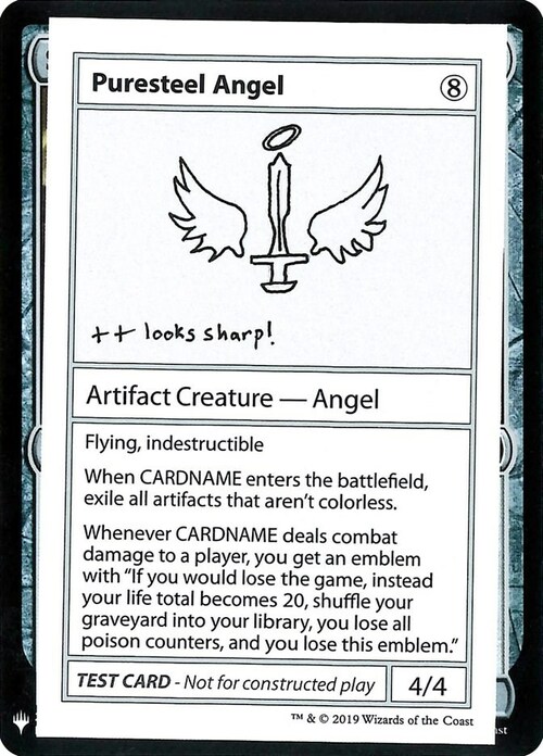 Puresteel Angel Card Front