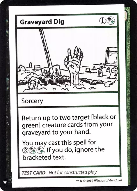 Graveyard Dig Card Front