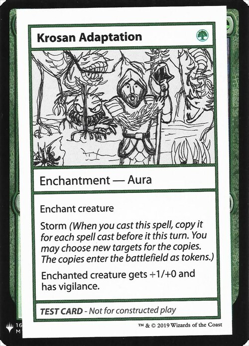 Krosan Adaptation Card Front