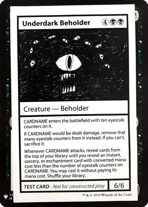 Underdark Beholder Card Front