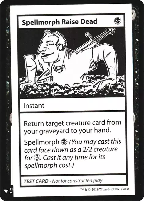 Spellmorph Raise Dead Card Front