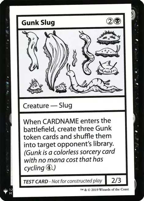 Gunk Slug Card Front