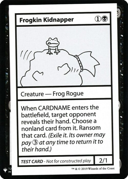 Frogkin Kidnapper Card Front