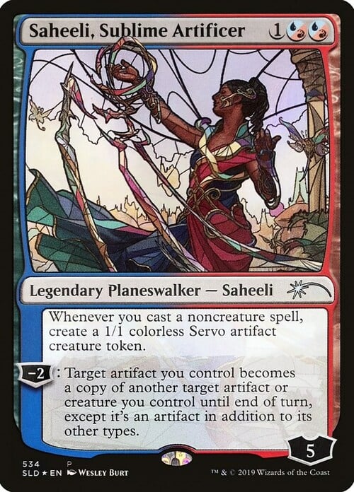 Saheeli, Sublime Artificer Card Front