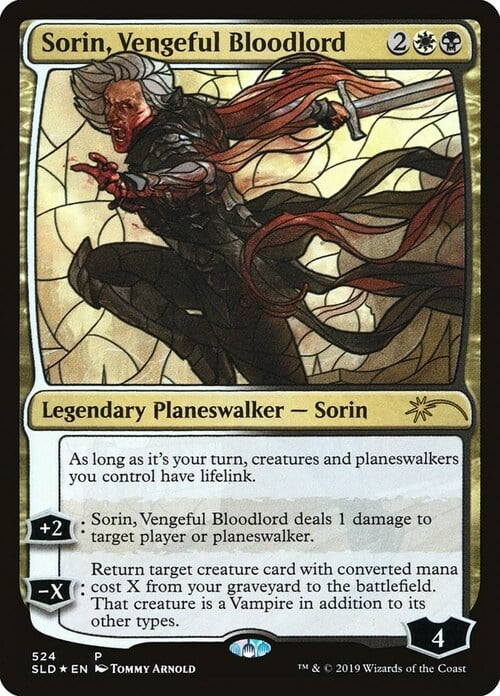 Sorin, Vengeful Bloodlord Card Front