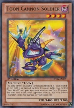 Toon Cannon Soldier Card Front