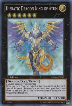 Hieratic Dragon King of Atum Galactic Overlord | Yu-Gi-Oh! | CardTrader