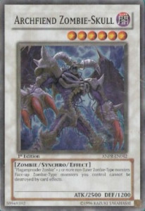Archfiend Zombie-Skull Card Front