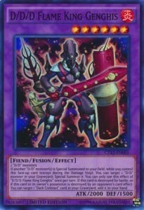 D/D/D Flame King Genghis Card Front